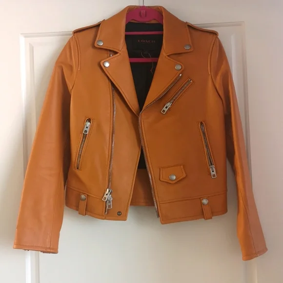 ジャケット・アウター COACH JACKET COW LEATHER Coach | Jackets & Coats | Coach Genuine Cow Leather Jacket